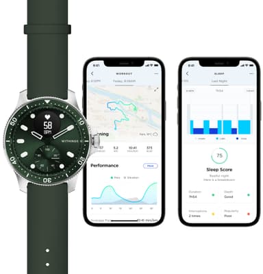 Withings ScanWatch Horizon smartwatch 43 mm (grønt)