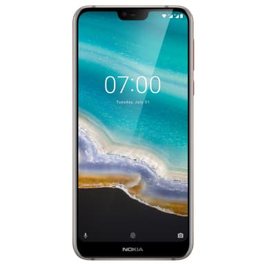 Nokia 7.1 smartphone (gloss steel)