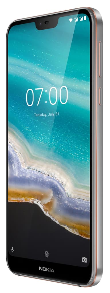 Nokia 7.1 smartphone (gloss steel)