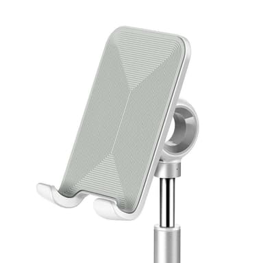 Justerbar universal bordstativ til mobiltelefon tablet Iphone Ipad indehaver af aluminium drejelig mobilt stativ 360 grader