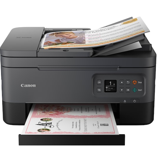Canon Pixma TS7450i inkjet 3-i-1 farveprinter (sort)
