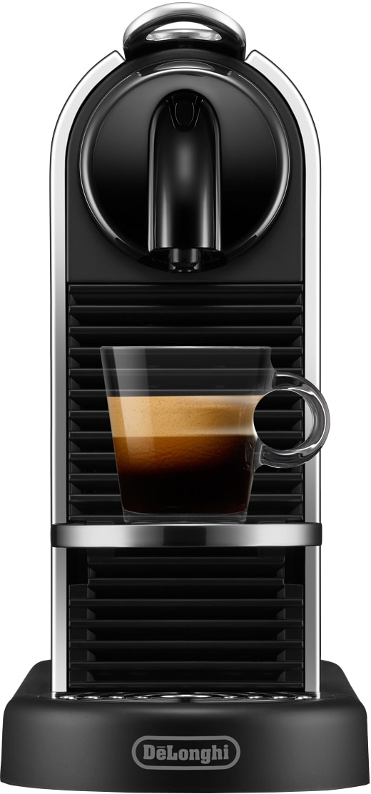 Nespresso CitiZ kaffemaskine fra Delonghi EN220M (platin/titanium) thumbnail