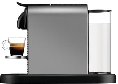 Nespresso CitiZ kaffemaskine fra Delonghi EN220T (platin/stål)