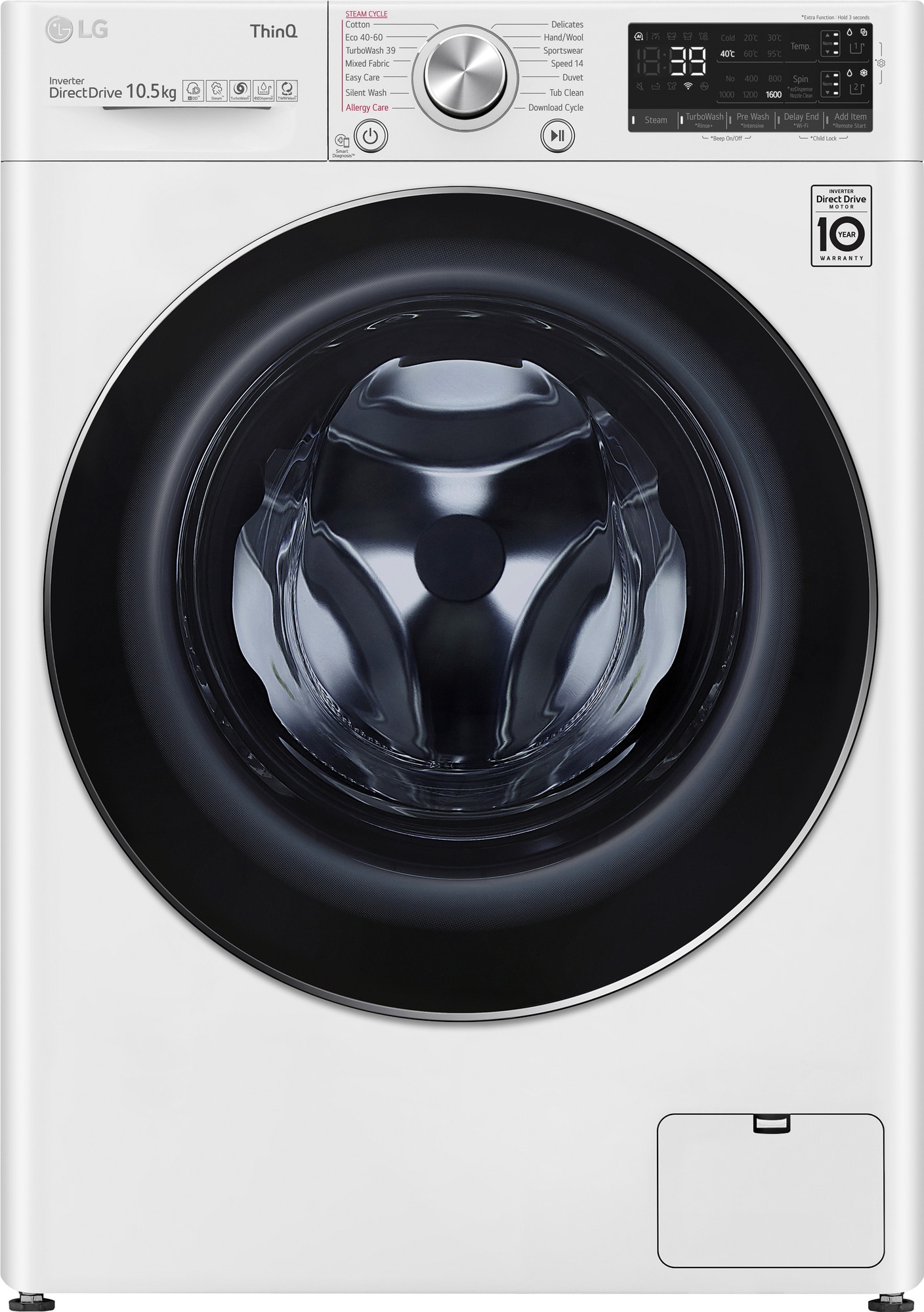 LG vaskemaskine FV96JNS2QA (hvid) thumbnail