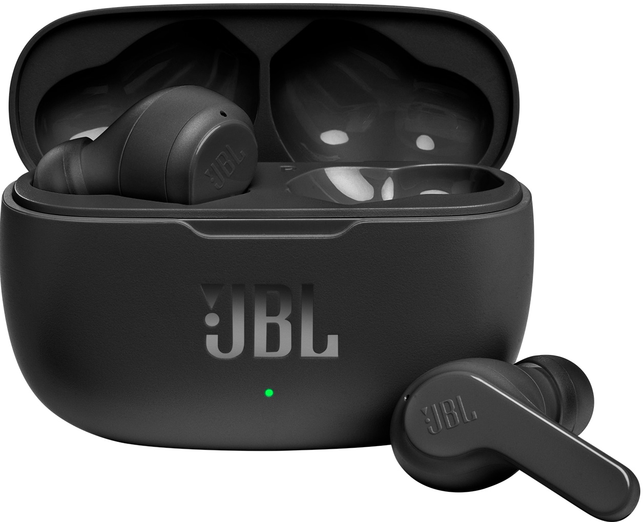 På hovedet af Tæmme Overgivelse JBL Wave 200 true wireless in-ear hovedtelefoner (sort) | Elgiganten