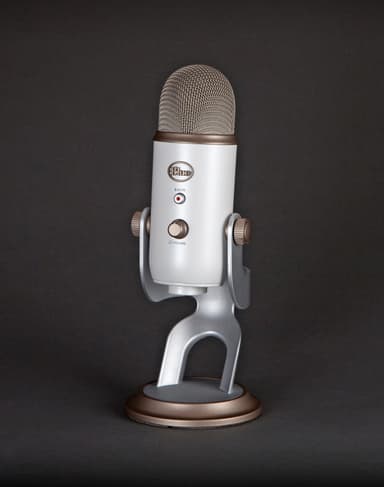 Blue Yeti mikrofon (vintage hvid)