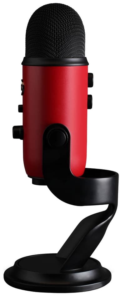 Blue Yeti mikrofon (satin rød)