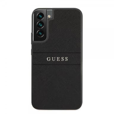 Guess Samsung Galaxy S22 Plus Cover Saffiano Metal Logo Sort