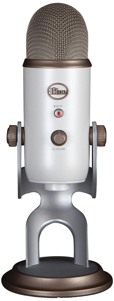 Blue Yeti mikrofon (vintage hvid)