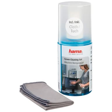 Hama skærmrensgel med klud (200 ml)