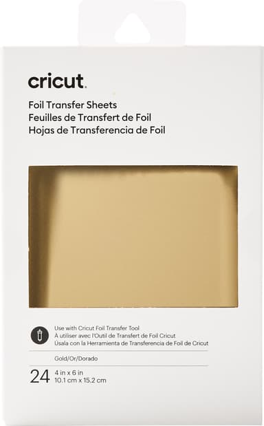 Cricut Transfer Foil Sheets 10x15 cm (gold)