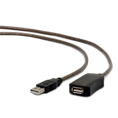Cablexpert Active USB 2.0 forlængerkabel UAE-01-10M USB, USB 2.0 hun (type A), 10 m, Sort