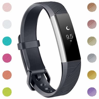 Fitbit Alta/Alta HR armbånd silikone 10-pak blandede farver S