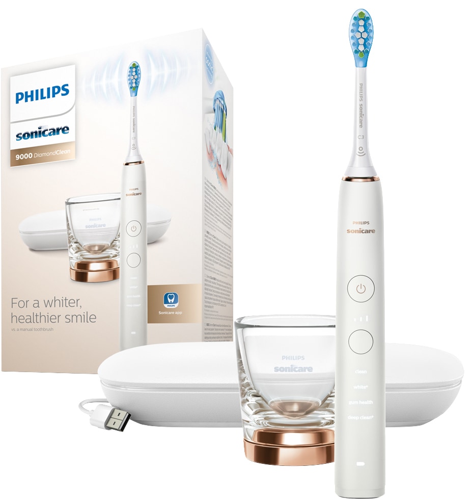 Philips Sonicare Diamond Clean elektrisk tandbørste HX991194V2 (rose gold) thumbnail