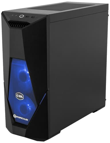 PCSpecialist ESL Play i5-12/16/500/3050 stationær gaming computer