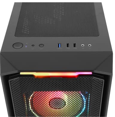 PCSpecialist Tornado RS50 R5/16/1.000/RTX3060Ti stationær gaming computer