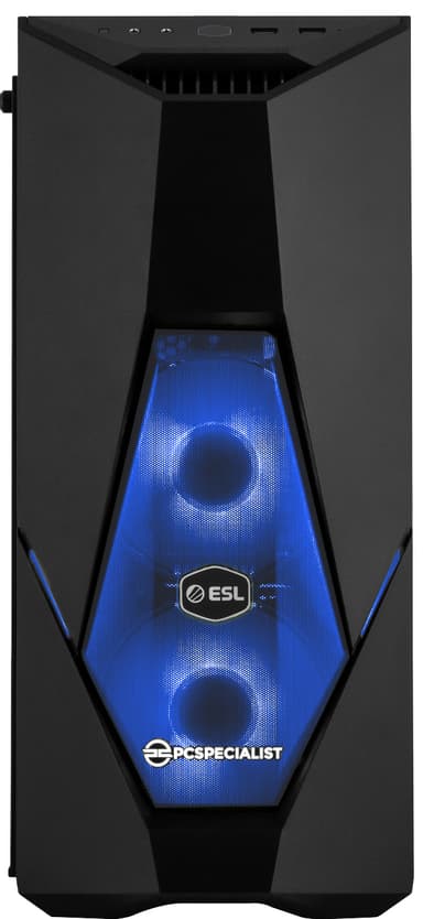 PCSpecialist ESL Play i5-12/16/500/3050 stationær gaming computer