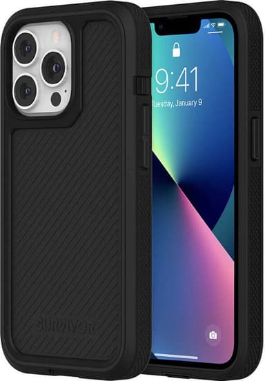 SURVIVOR Earth cover til iPhone 13 Pro (sort)