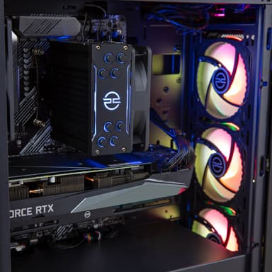 PCSpecialist Tornado RS50 R5/16/1.000/RTX3060Ti stationær gaming computer