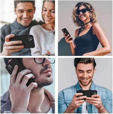 iPhone 11 Pro flydende silikone etui sort