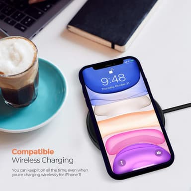 iPhone 11 Pro flydende silikone etui sort