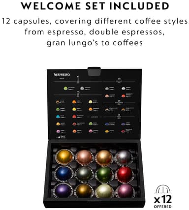 Nespresso Vertuo Next kaffemaskine fra Delonghi ENV120GY (grå)