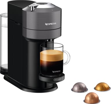 Nespresso Vertuo Next kaffemaskine fra Delonghi ENV120GY (grå)