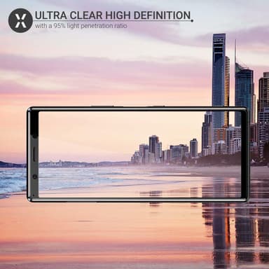Skærmbeskytter Sony Xperia 5 Hærdet Glas Sort