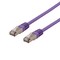 DELTACO S/FTP Cat6 patchkabel, LSZH, 3m, Purple