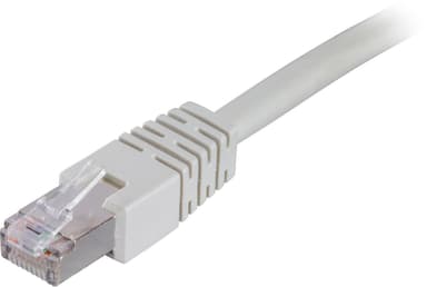 DELTACO F/UTP Cat6 patchkabel, LSZH (Low smoke zero halogen), 0,7m, gr