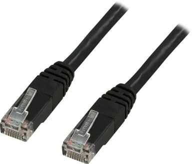DELTACO U/UTP Cat6 patchkabel, guldplateret stik, ledere af ren kobber