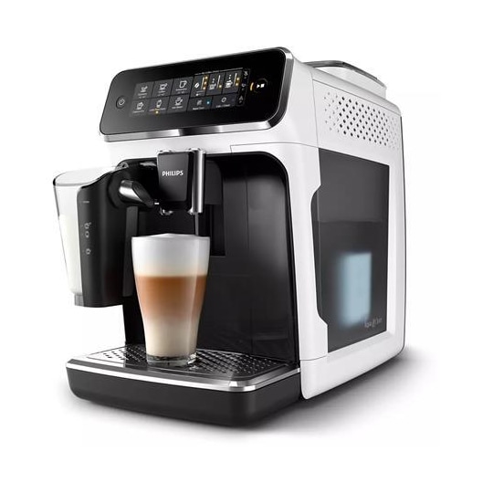 Moralsk Hollywood Bemærkelsesværdig Philips Espresso kaffemaskine EP3243/50 Pumpetryk 15 bar, Indbygget  mælkeskummer, Fuldautomatisk, 1500 W, Sort/hvid | Elgiganten