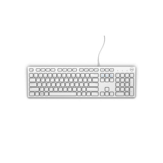 Dell KB216 multimedie, kablet, tastaturlayout EN, USB, hvid, engelsk,