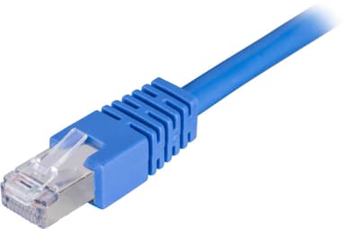 DELTACO F/UTP Cat6 patchkabel, 2m, blå