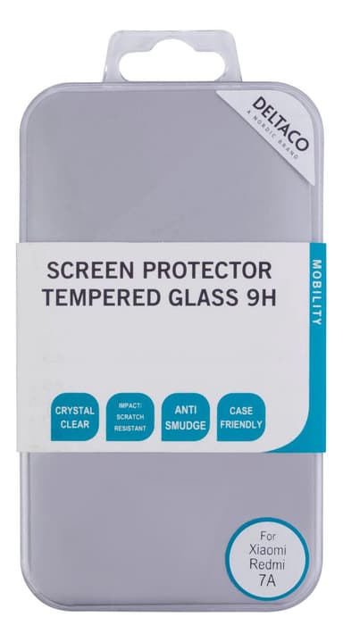 DELTACO screen protector, Xiaomi Redmi 7A, 2.5D glass