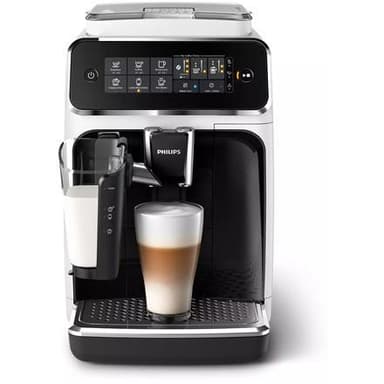Philips Espresso kaffemaskine EP3243/50 Pumpetryk 15 bar, Indbygget mælkeskummer, Fuldautomatisk, 1500 W, Sort/hvid