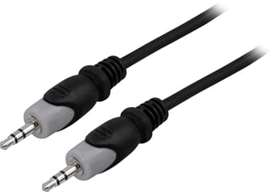 DELTACO Lydkabel, 3,5mm han - han, 5m