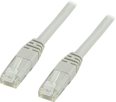 DELTACO U/UTP Cat6 patchkabel, LSZH (Low smoke zero halogen), 5m, grå