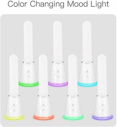 Multifunktionel LED bordlampe med display og lysdæmper