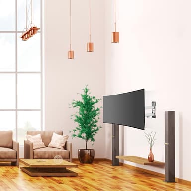 Barkan Flat/ Curved TV Wall Mount 3400 Wall Mount, Full motion, 29-65 ", Maksimal vægt (kapacitet) 40 kg, Hvid