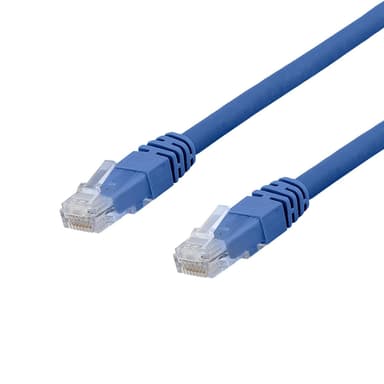 DELTACO U/UTP Cat6a patchkabel, LSZH, 3m, Blue