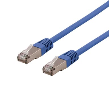 DELTACO U/FTP Cat6a patchkabel, LSZH, 3m, Blue