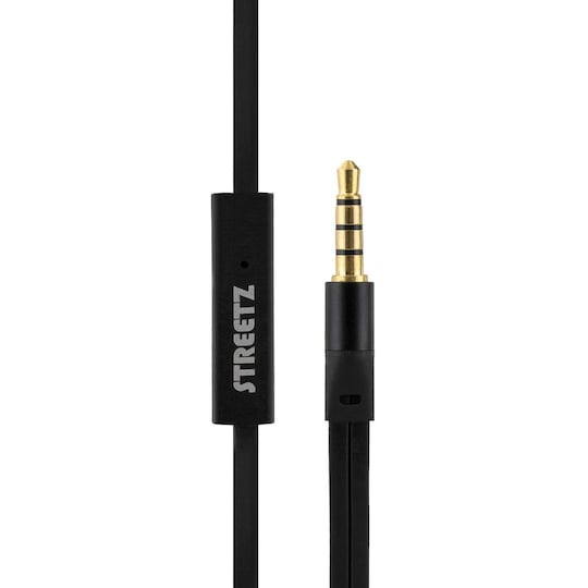 E120 Stayinear headset 1button remote 3.5mm mic black