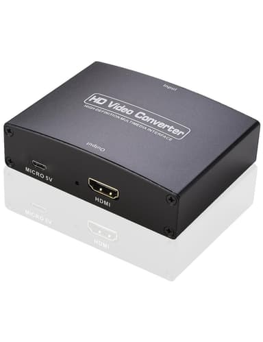 HD-videokonverter - YPbPr og L / R Audio til HDMI-konverter