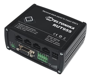 Teltonika RUT955 GSM-3G-4G router, dual sim, 4G up to 150 Mbps, black