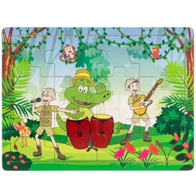 Arne Alligator - Puslespil, 12 stykker, 3-6 år