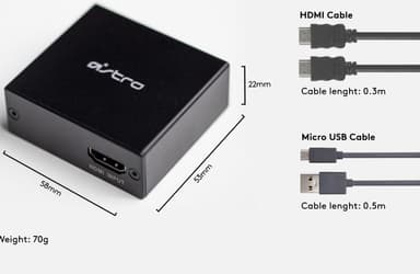 Astro HDMI-adapter til PS5