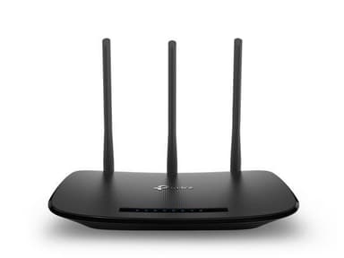TP-LINK Router TL-WR940N 802.11n, 450 Mbit/s, 10/100 Mbit/s, Ethernet LAN (RJ-45) porte 4, Antennetype 3x Eksterne antenner