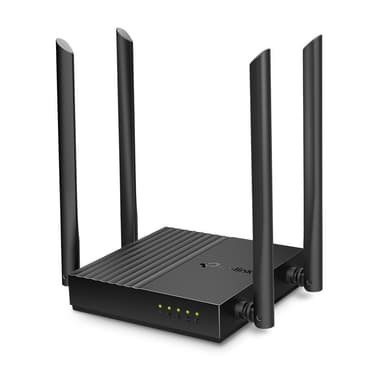 TP-LINK AC1200 Trådløs MU-MIMO Wi-Fi Router Archer C64 802.11ac, 867+400 Mbit/s, Ethernet LAN (RJ-45) porte 4, MU-MiMO Ja, Antennetype 4 x Fast