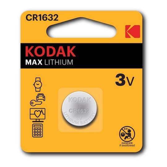 Kodak Kodak Max lithium CR1632 battery (2 pack)